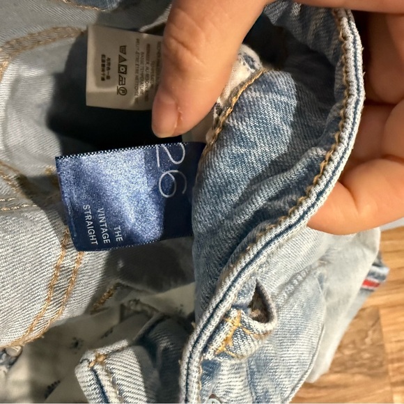 Anthropologie Pilcro The Vintage Straight Jeans Boho Embroidered - Picture 10 of 13